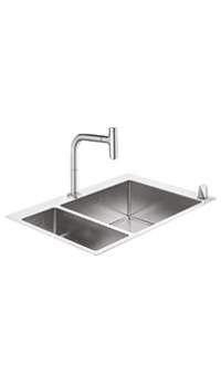 Мойка кухонная HANSGROHE C71 75,5 хром